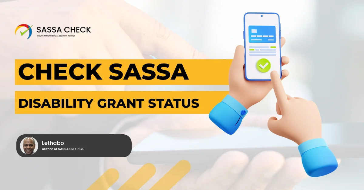 Check-Sassa-disability-grant-status-online